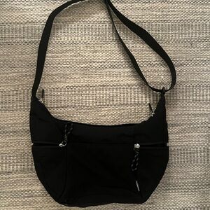 Lululemon Black Slouchy Sling Bag 6L